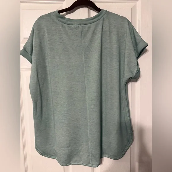 Wonderly Sage Green Short Sleeve Top - Picture 5 of 5